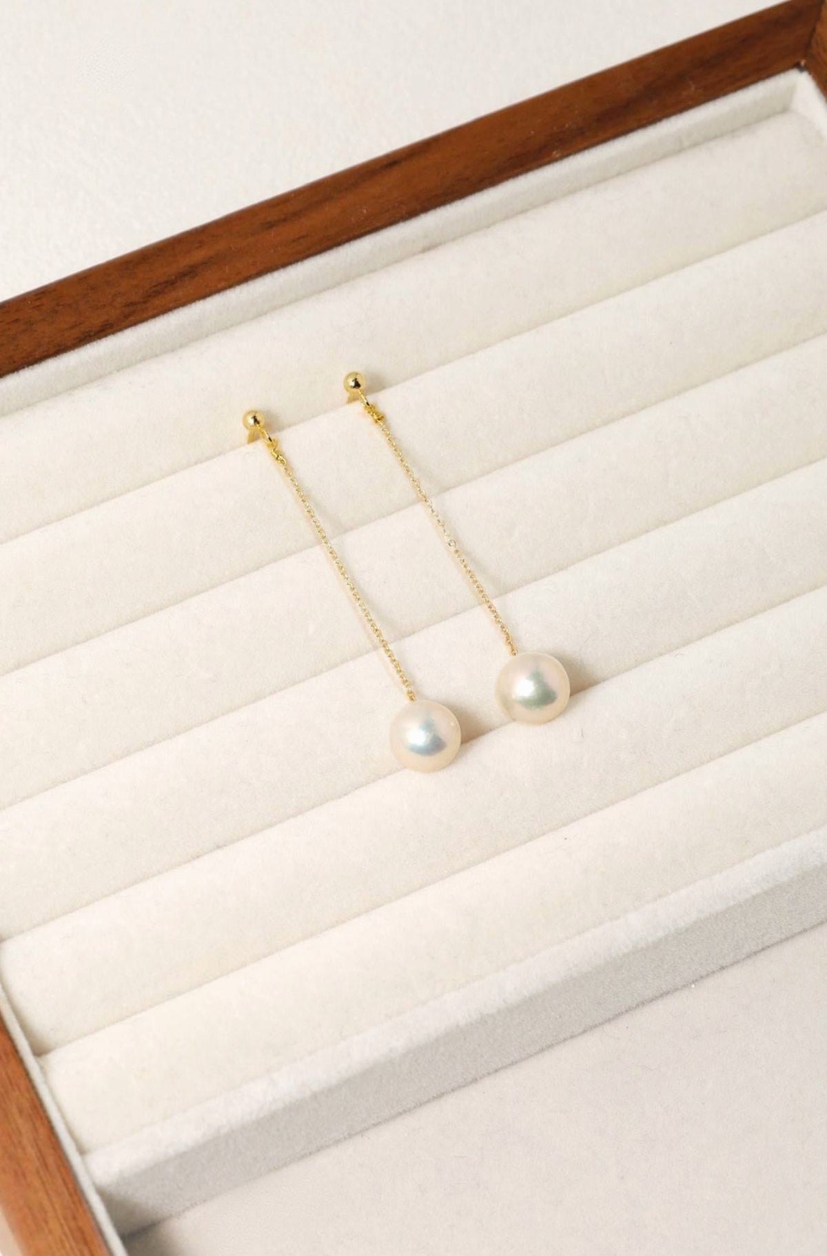 Pearl Drop Earrings - AwarePearl 2