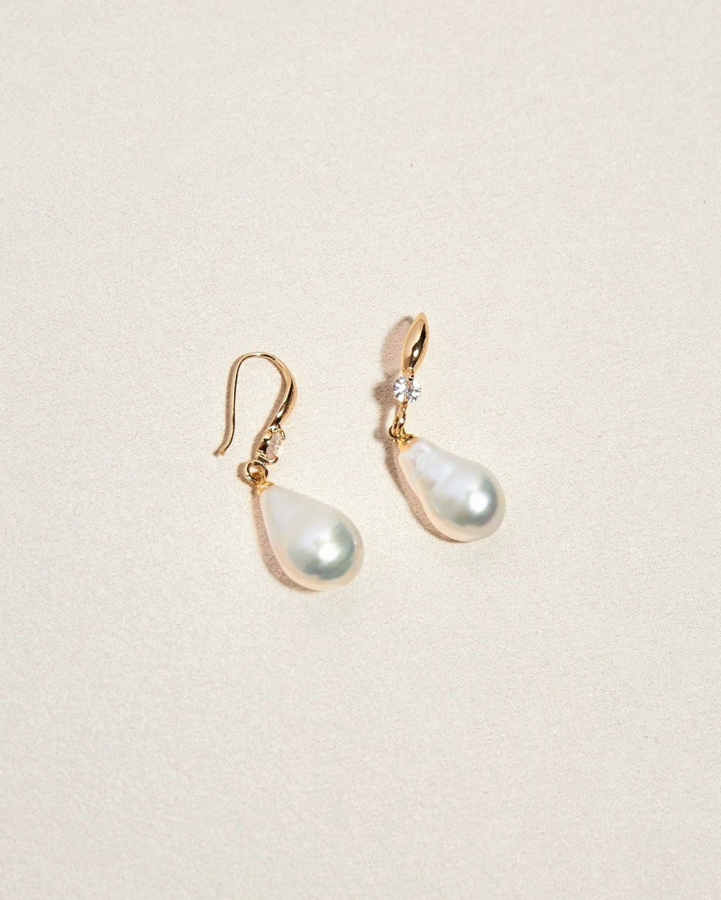 Baroque Pearl Drop Earrings - AwarePearl 4