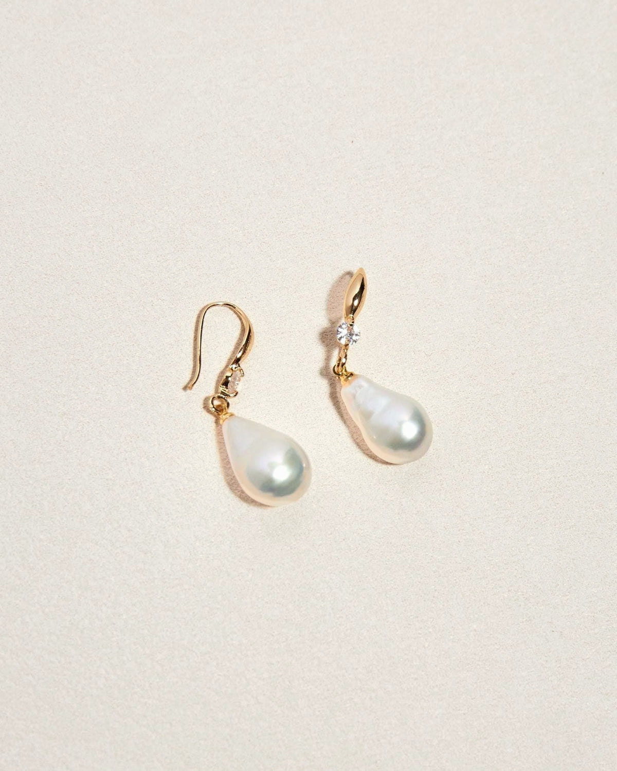 Baroque Pearl Drop Earrings - AwarePearl 4