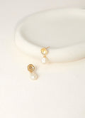 Baroque Pearl Drop Earrings – Gold
