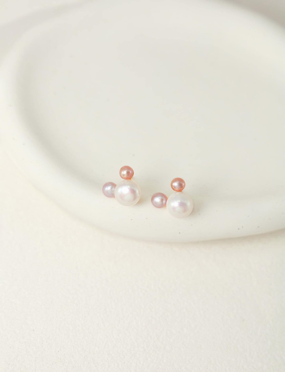 Freshwater Pearl Cluster Earrings