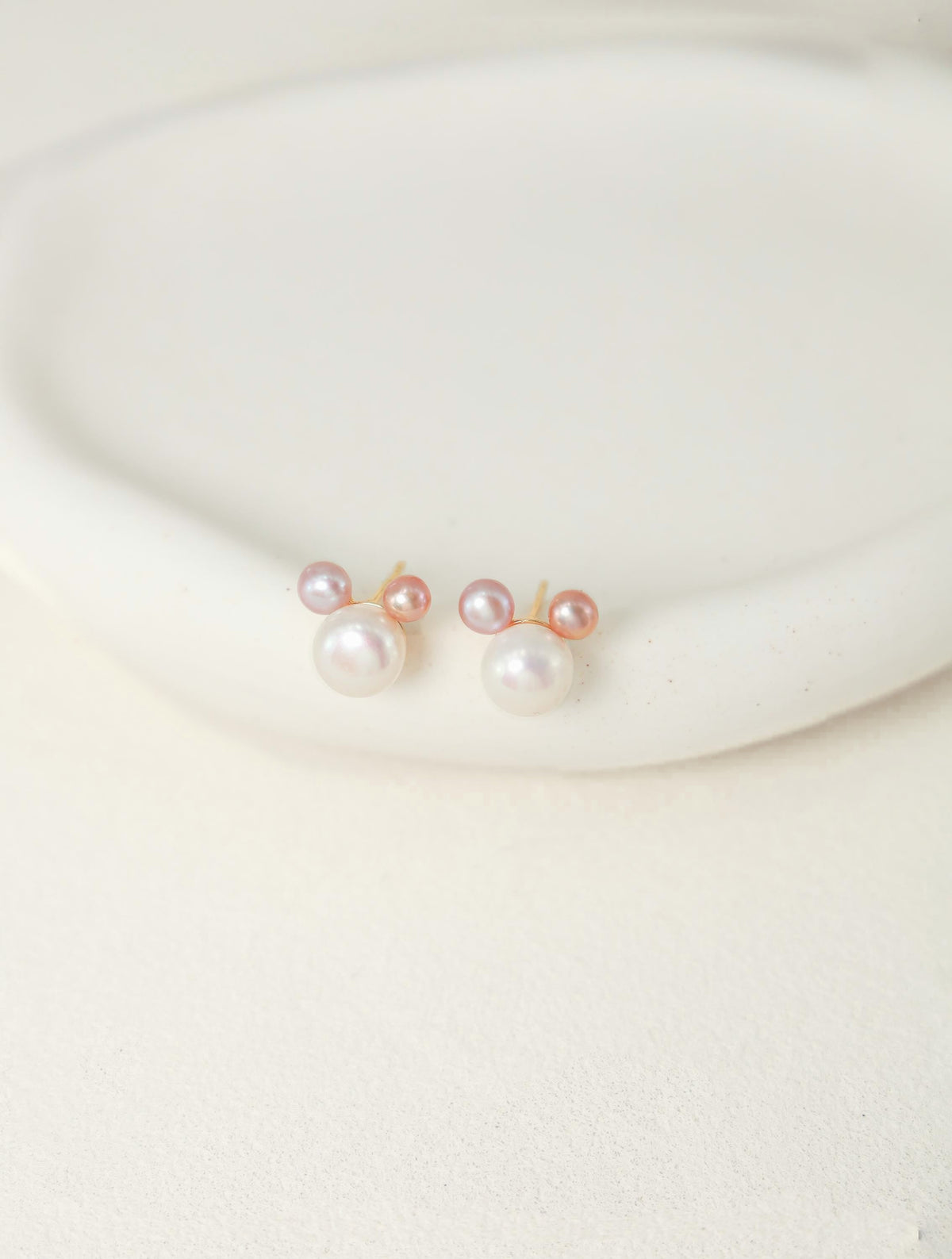 Freshwater Pearl Cluster Earrings