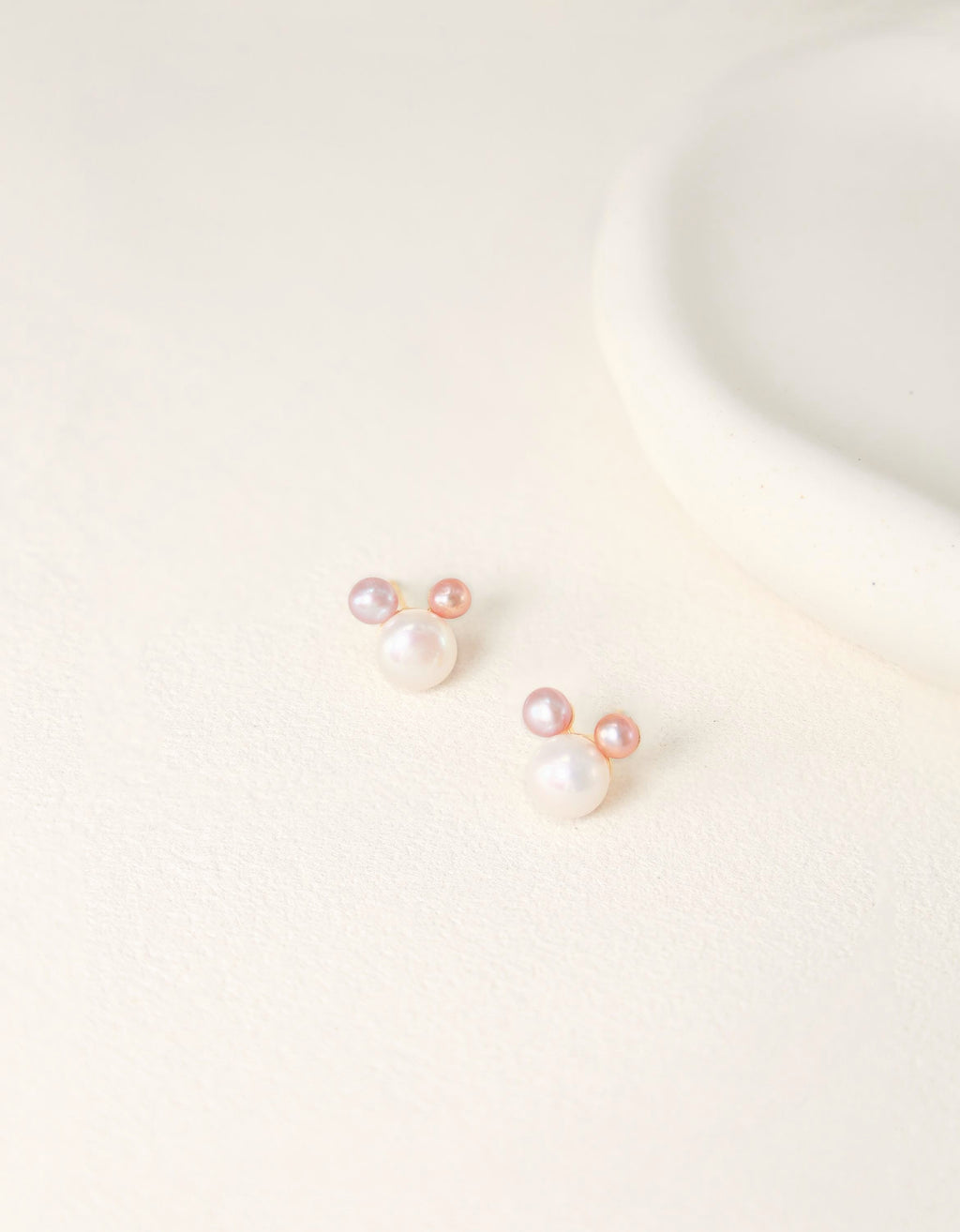 Freshwater Pearl Cluster Earrings