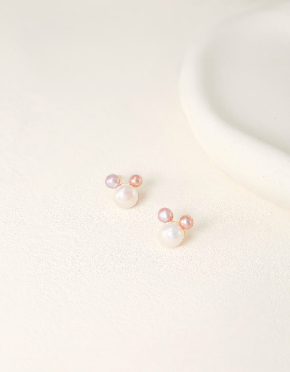 Freshwater Pearl Cluster Earrings