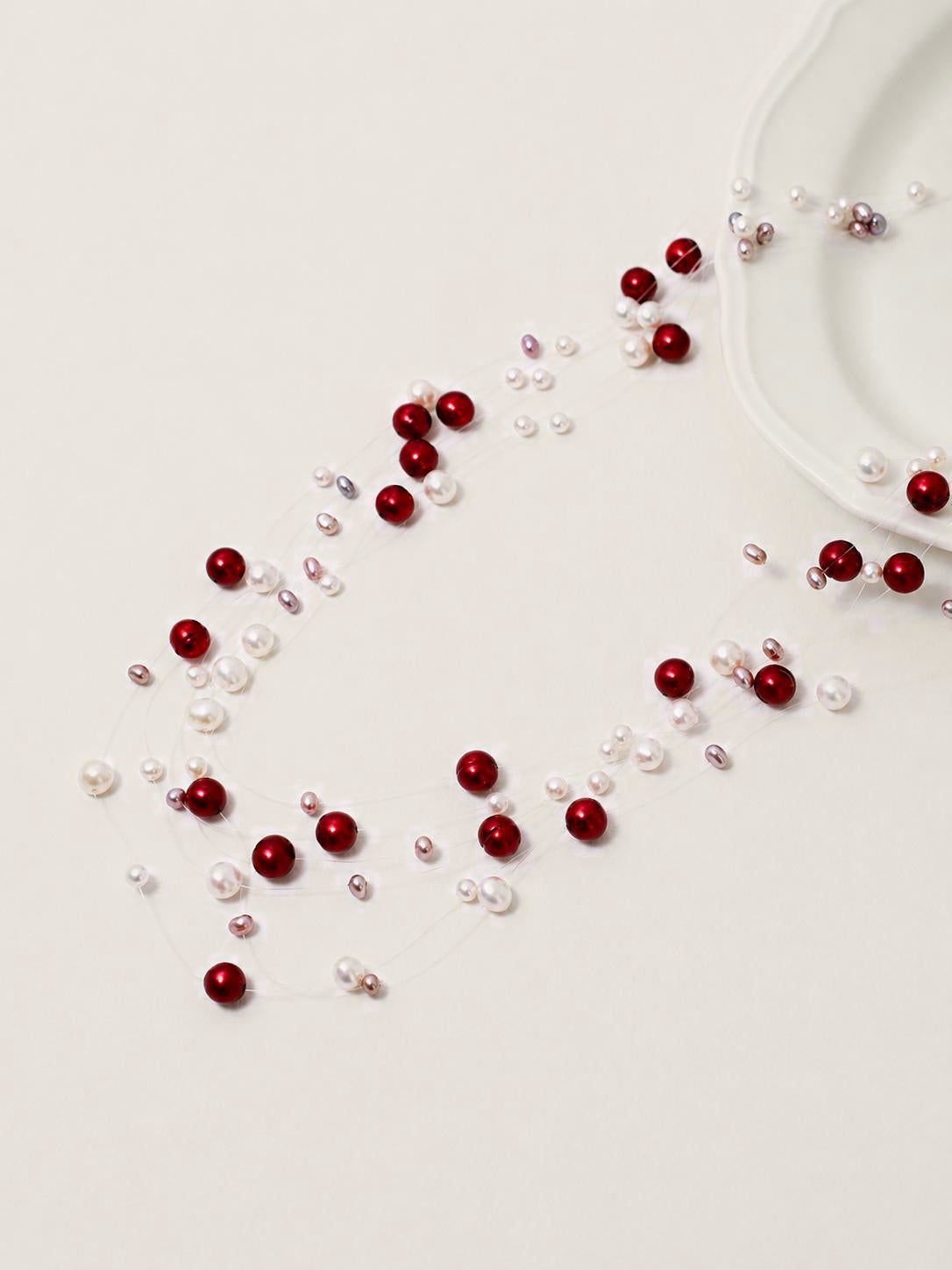 Floating Freshwater Pearl Necklace - AwarePearl 3