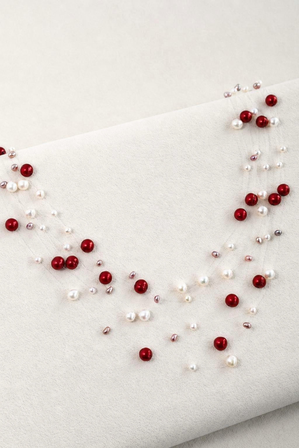 Floating Freshwater Pearl Necklace - AwarePearl 4