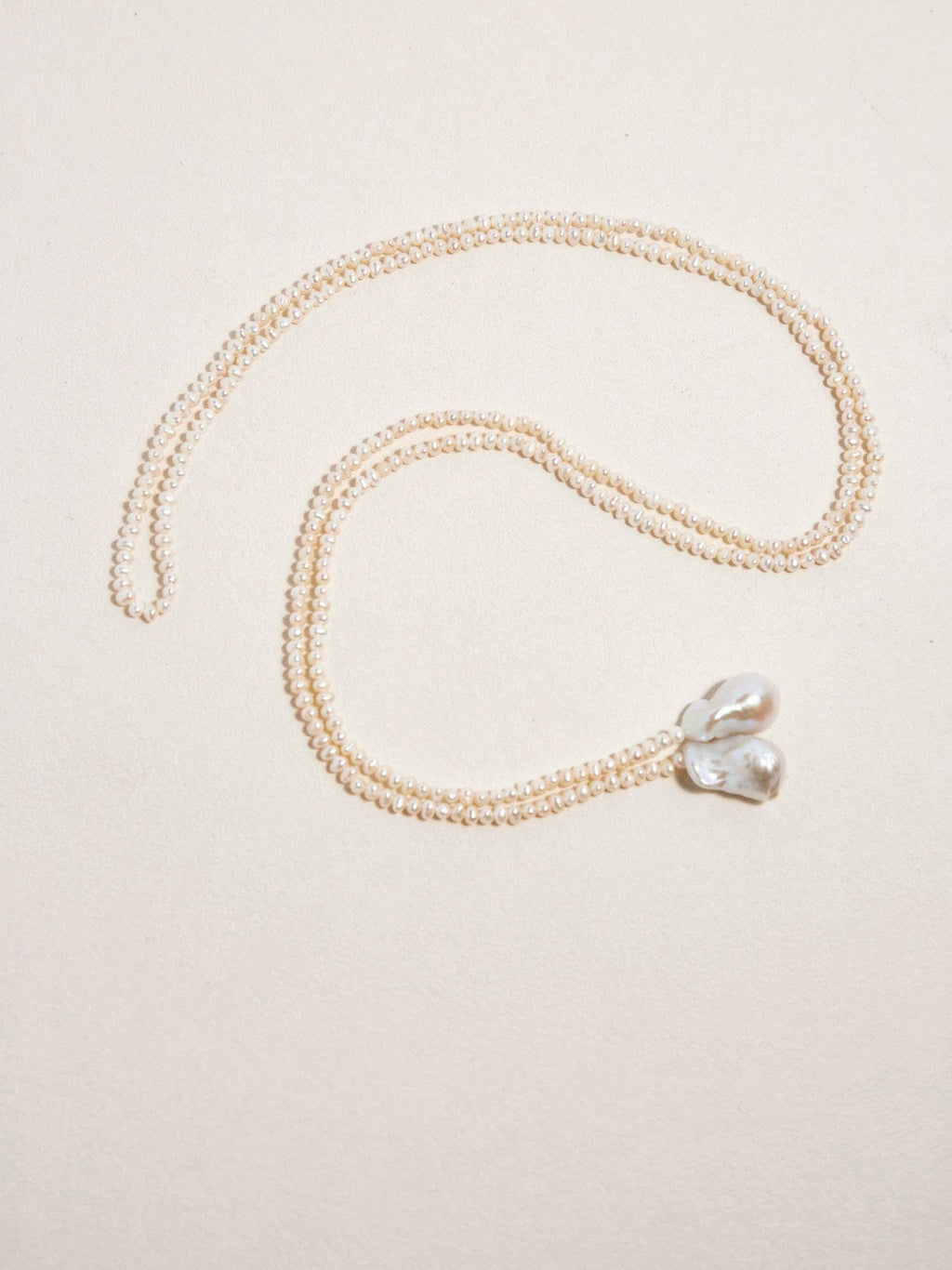 Freshwater Pearl Lariat Wrap Necklace - AwarePearl 5