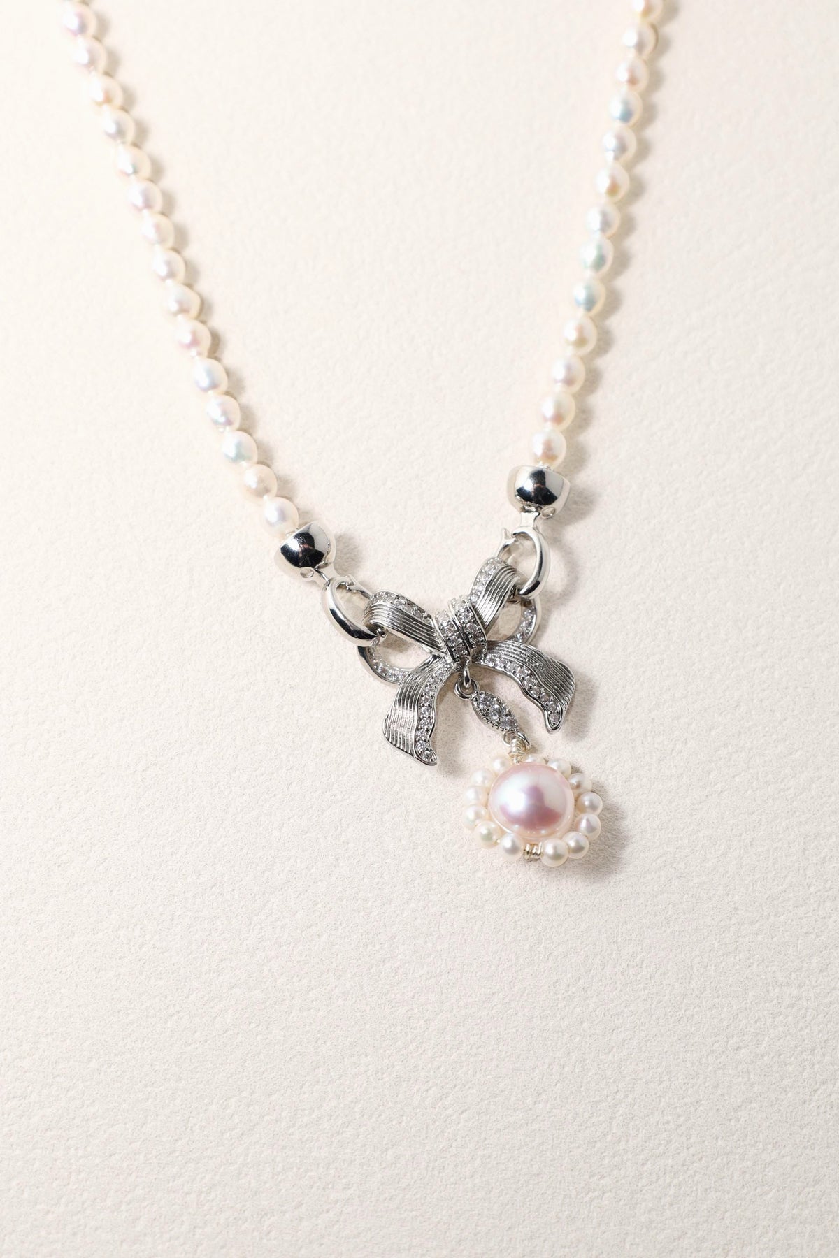 Baroque Pearl Flower Necklace - AwarePearl 6