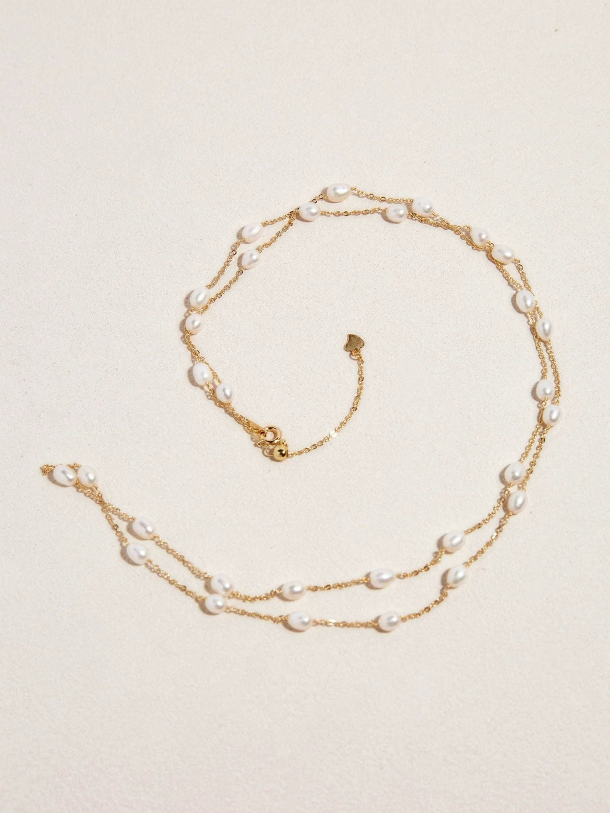 Layered Freshwater Pearl Necklace - AwarePearl 5