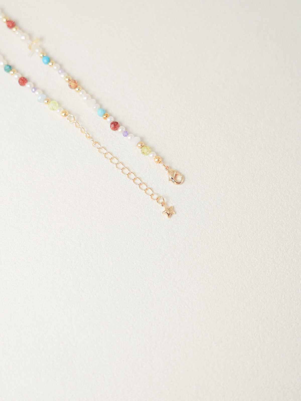 Autumn Frost Crystal Pearl Necklace