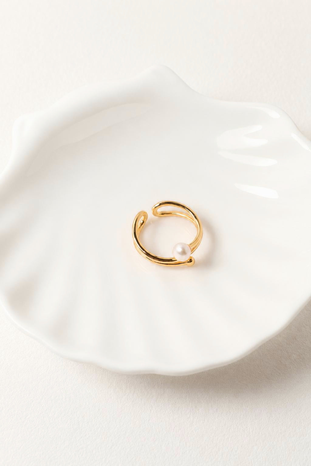 14K Gold Freshwater Pearl Ring - AwarePearl 2