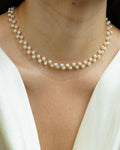 Stardust Lace Pearl Choker