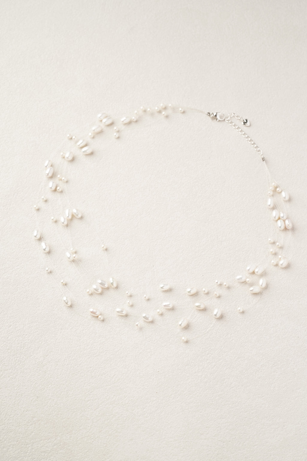 6-Layer Stardust Floating Pearl Necklace