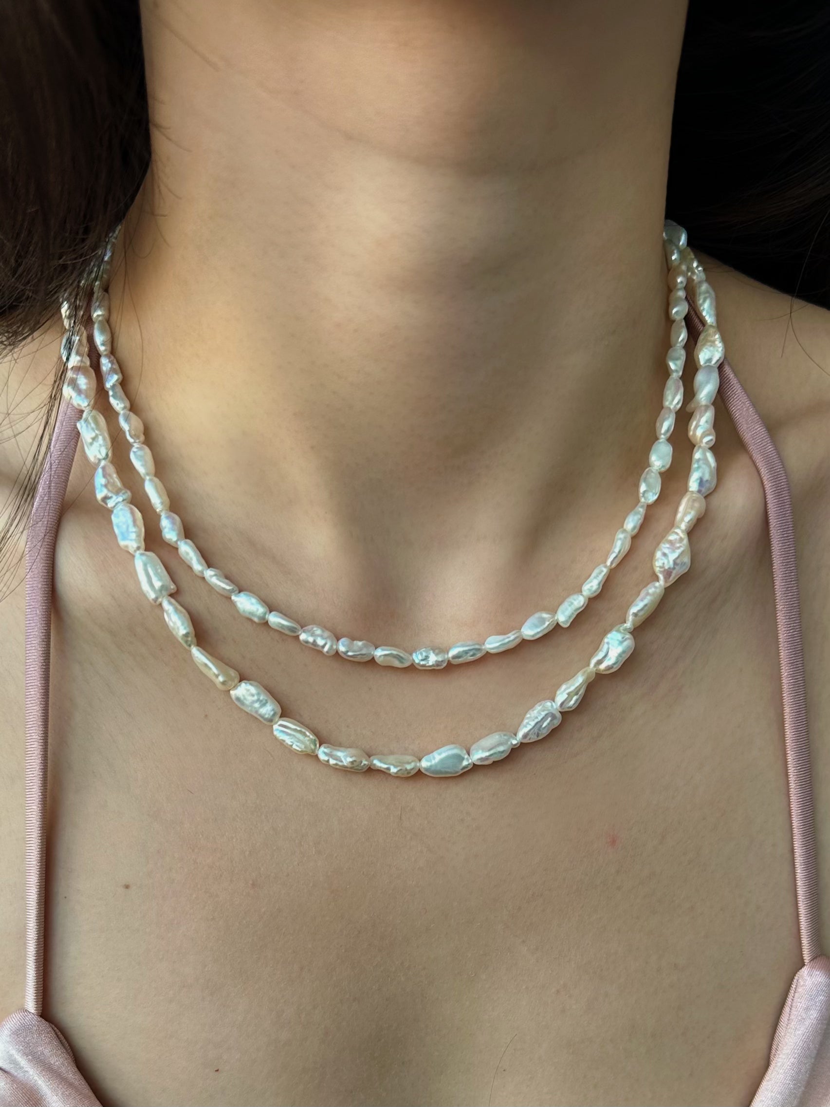 Aware Keshi Pearl Necklace