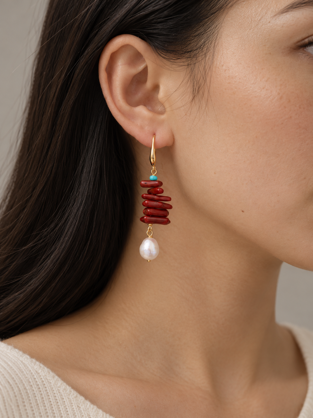 Scarlet Tide Earrings