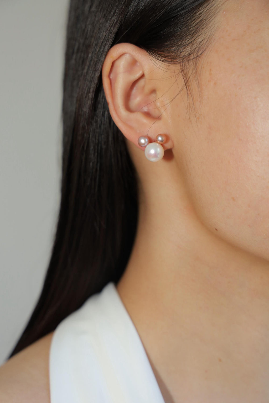 Freshwater Pearl Cluster Earrings