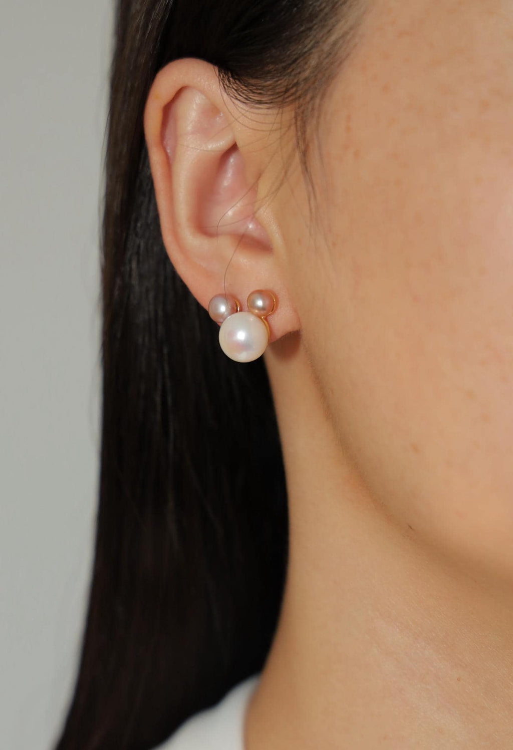 Freshwater Pearl Cluster Earrings