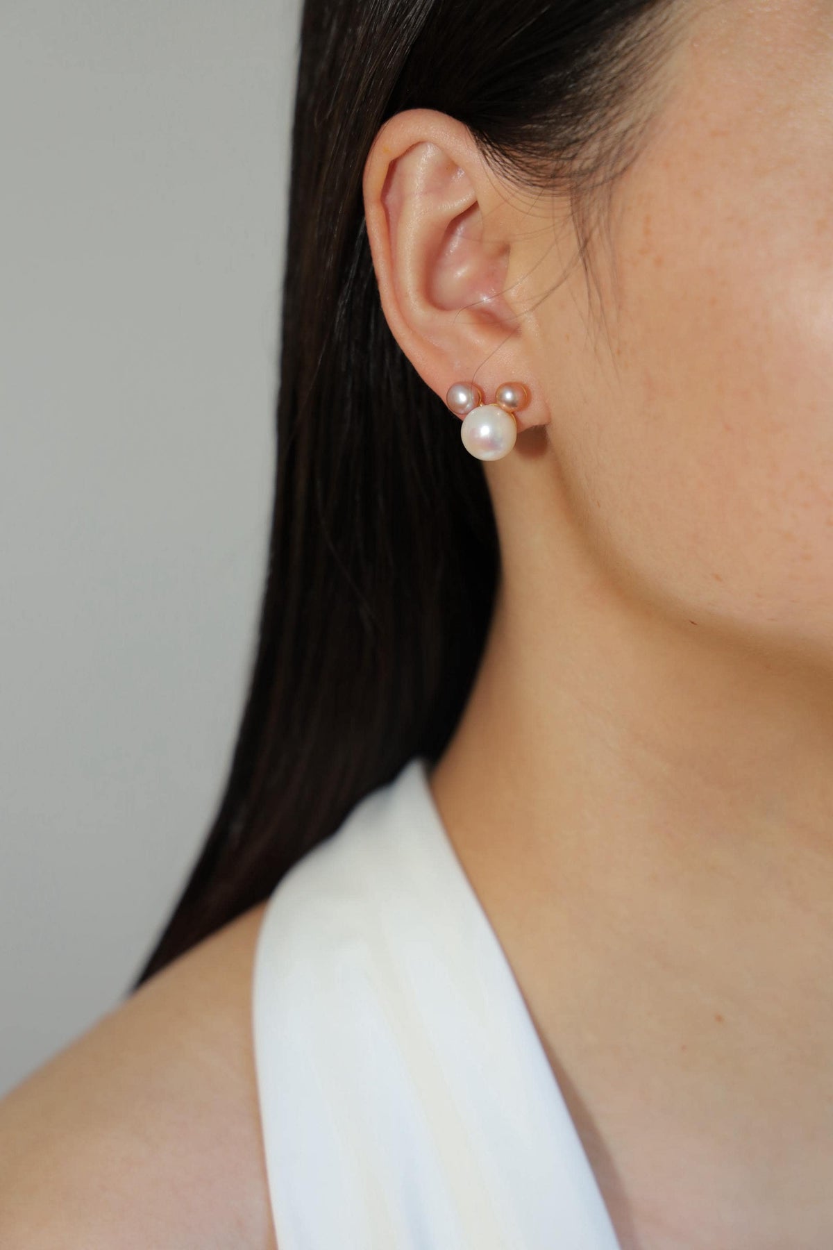 Freshwater Pearl Cluster Earrings