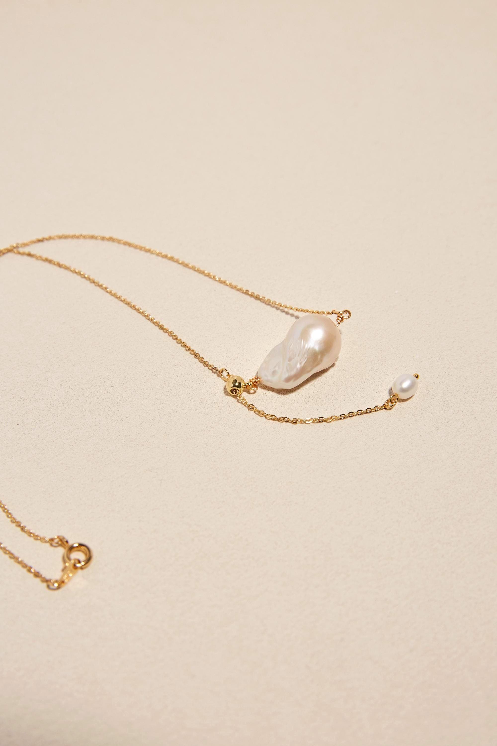 Baroque Freshwater Pearl Pendant - AwarePearl 7