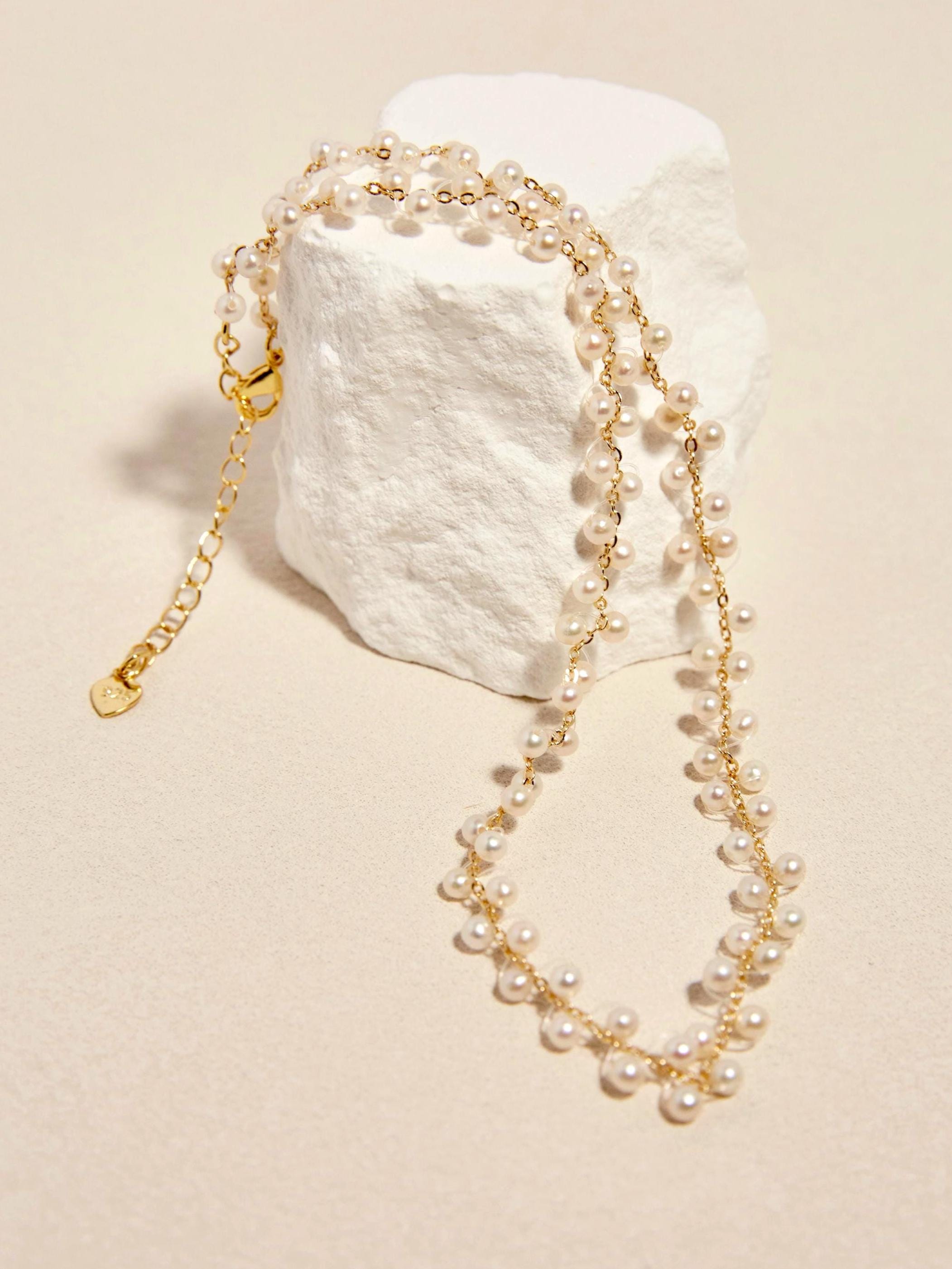 Pearl 14K Gold Choker - AwarePearl 4