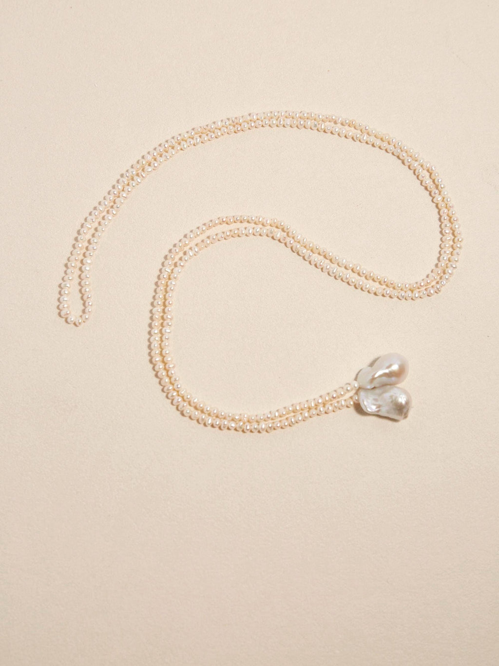 Freshwater Pearl Lariat Wrap Necklace - AwarePearl 5