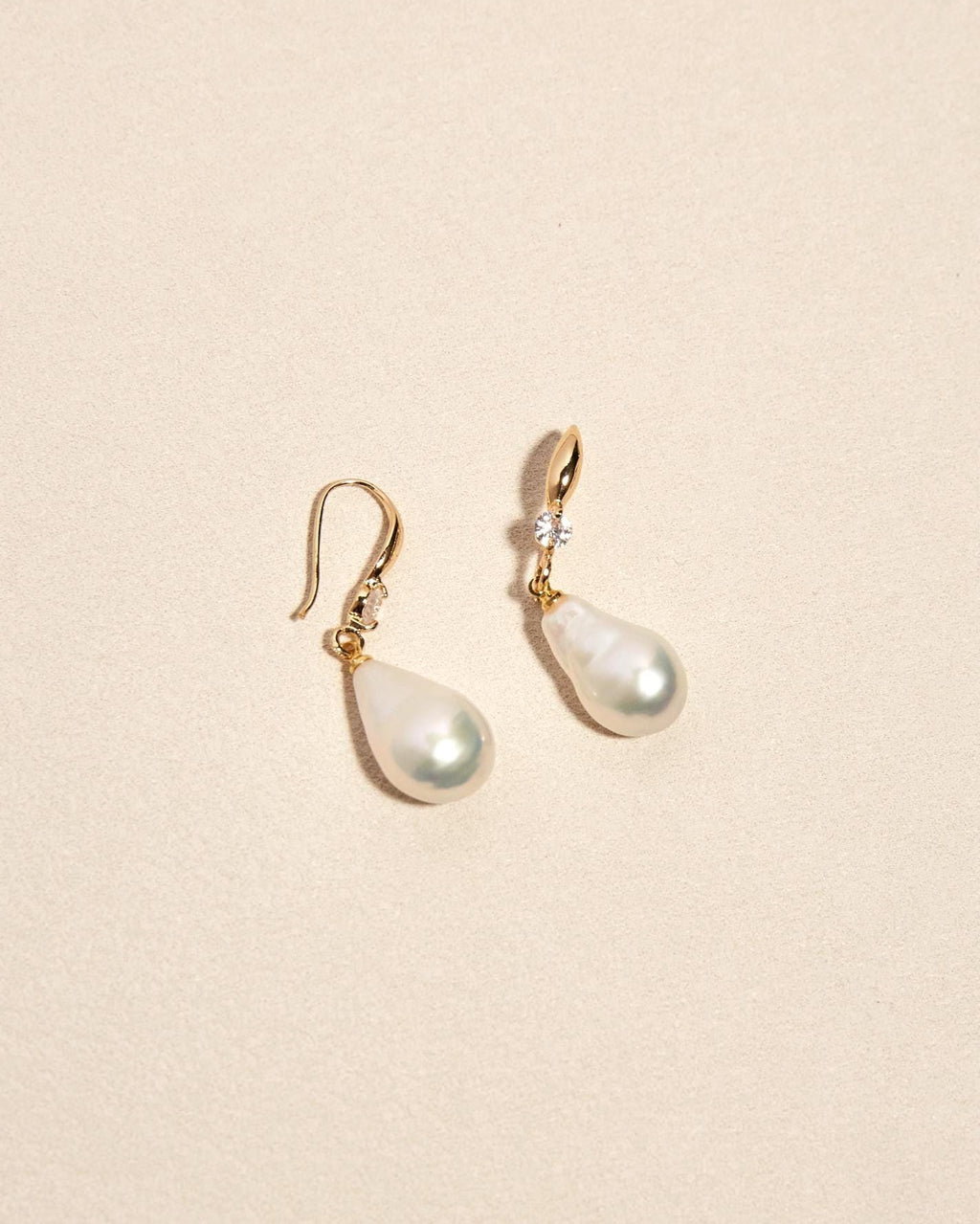 Baroque Pearl Drop Earrings - AwarePearl 4