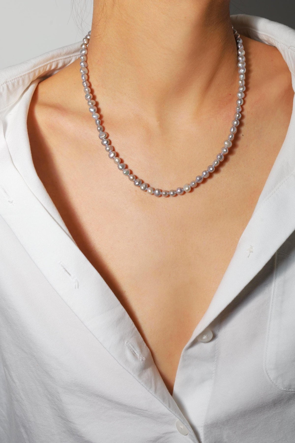Layered Pearl Necklace Set - AwarePearl 8