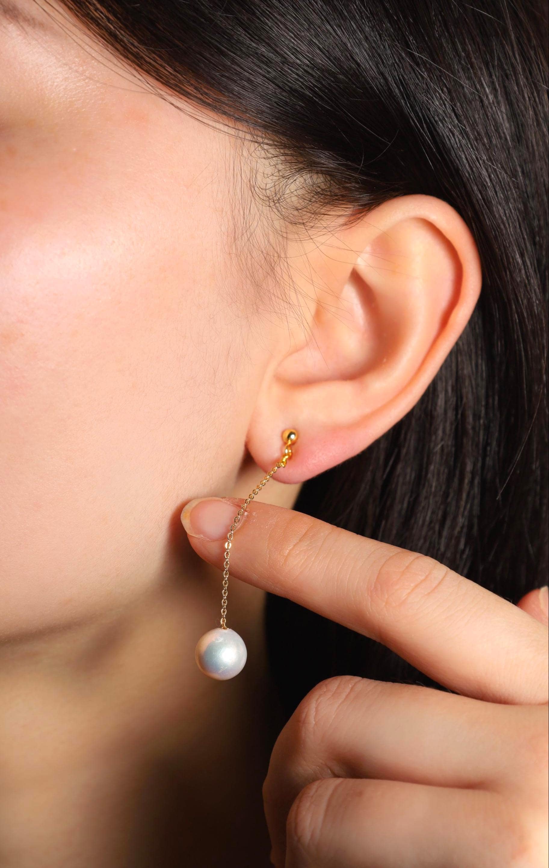 Pearl Drop Earrings - AwarePearl 9