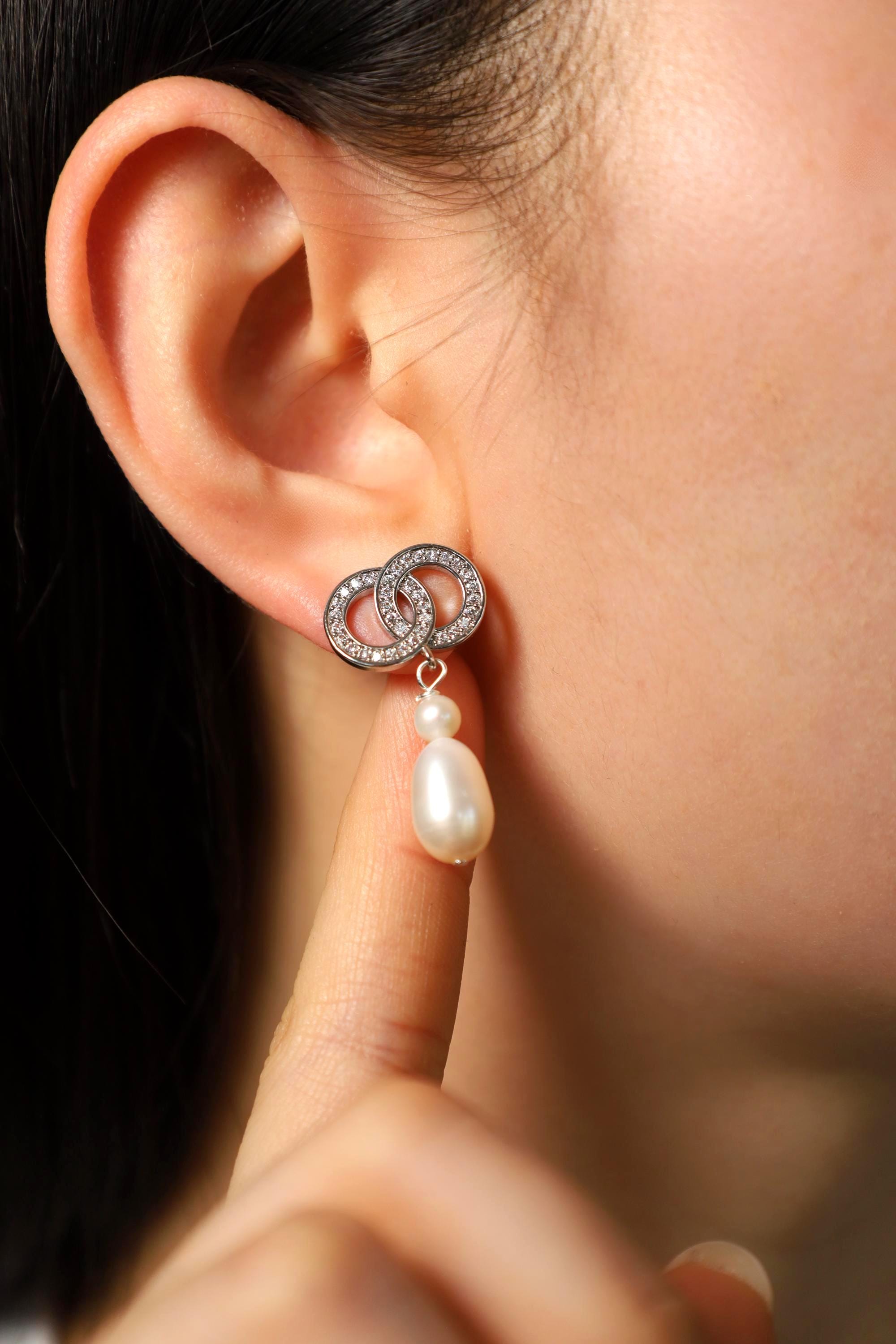 Pearl Drop Earrings - AwarePearl 6