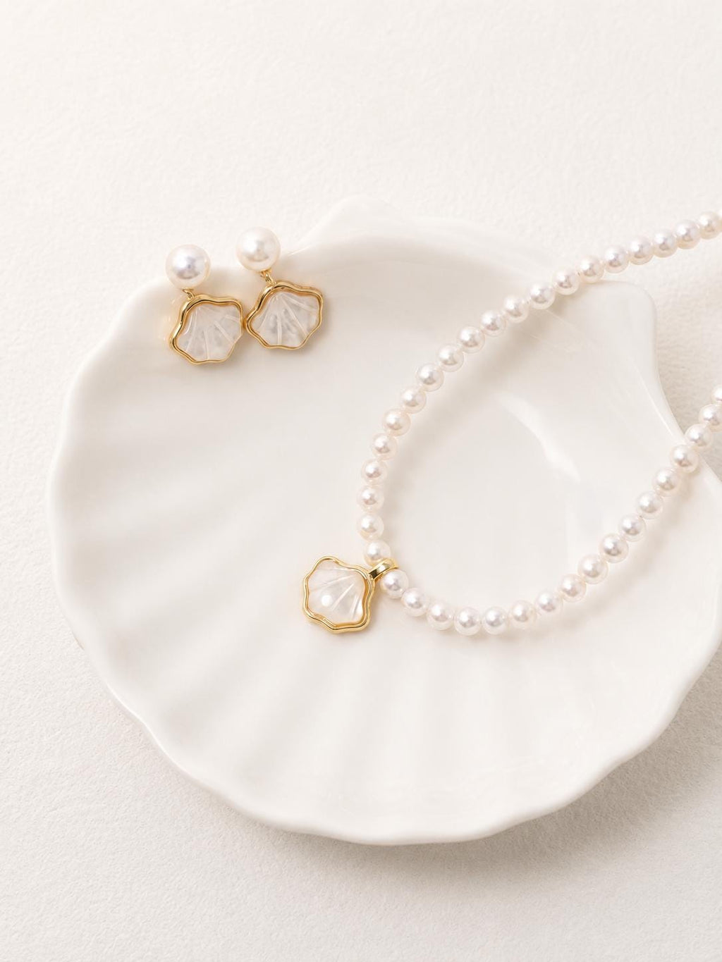 Freshwater Pearl Mother of Pearl Earrings - AwarePearl 19