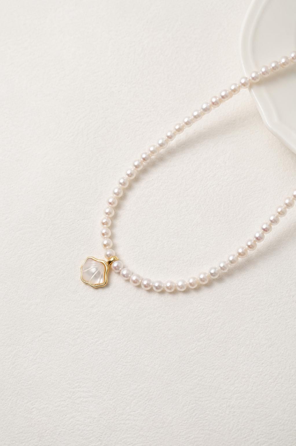 Freshwater Pearl Shell Necklace - AwarePearl 3