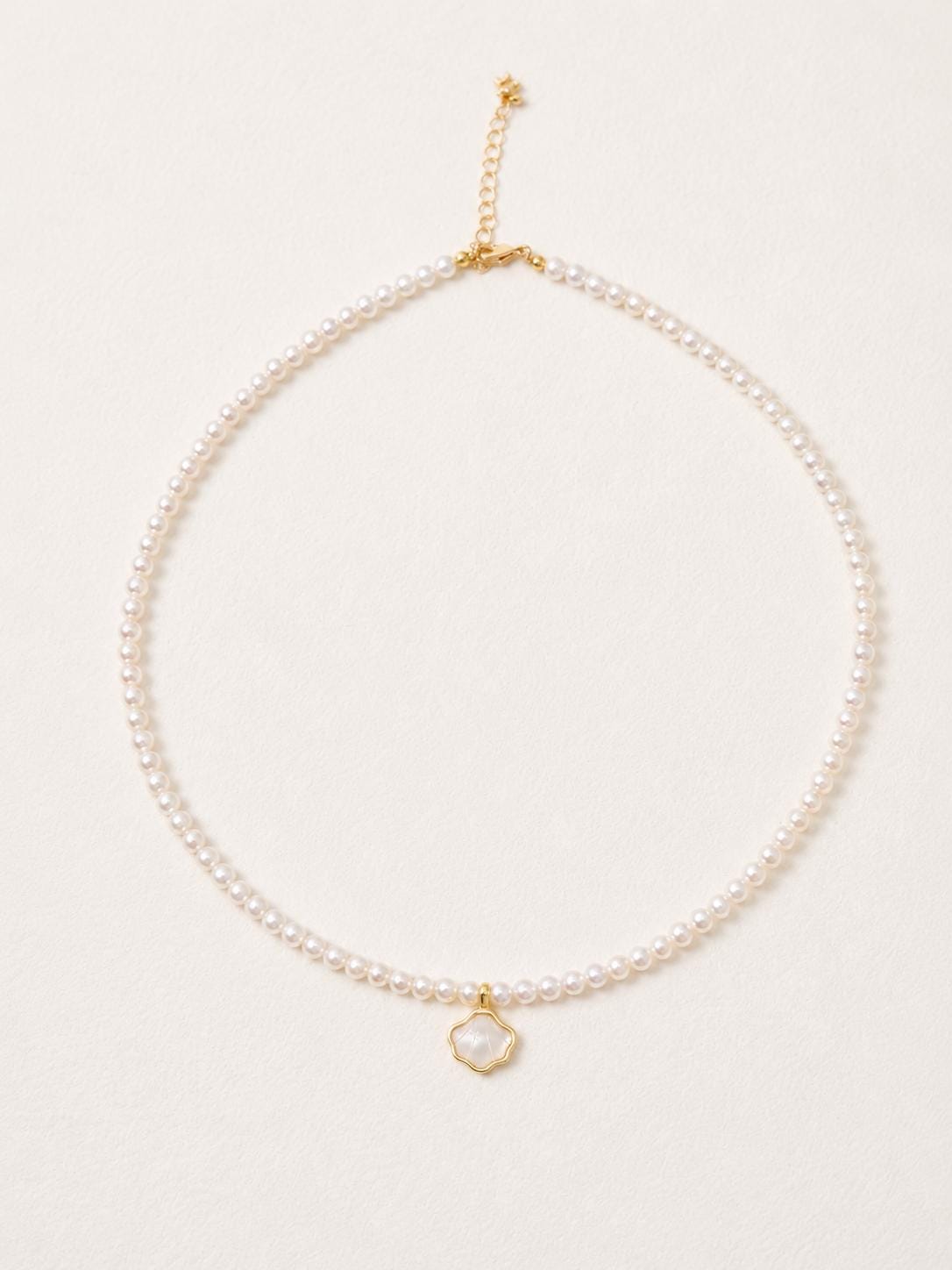 Freshwater Pearl Shell Necklace - AwarePearl 4