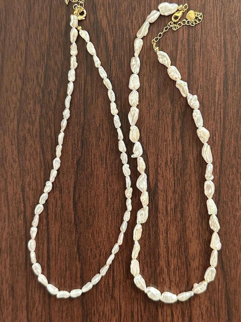 Natural Baroque Pearl Necklace - AwarePearl 10