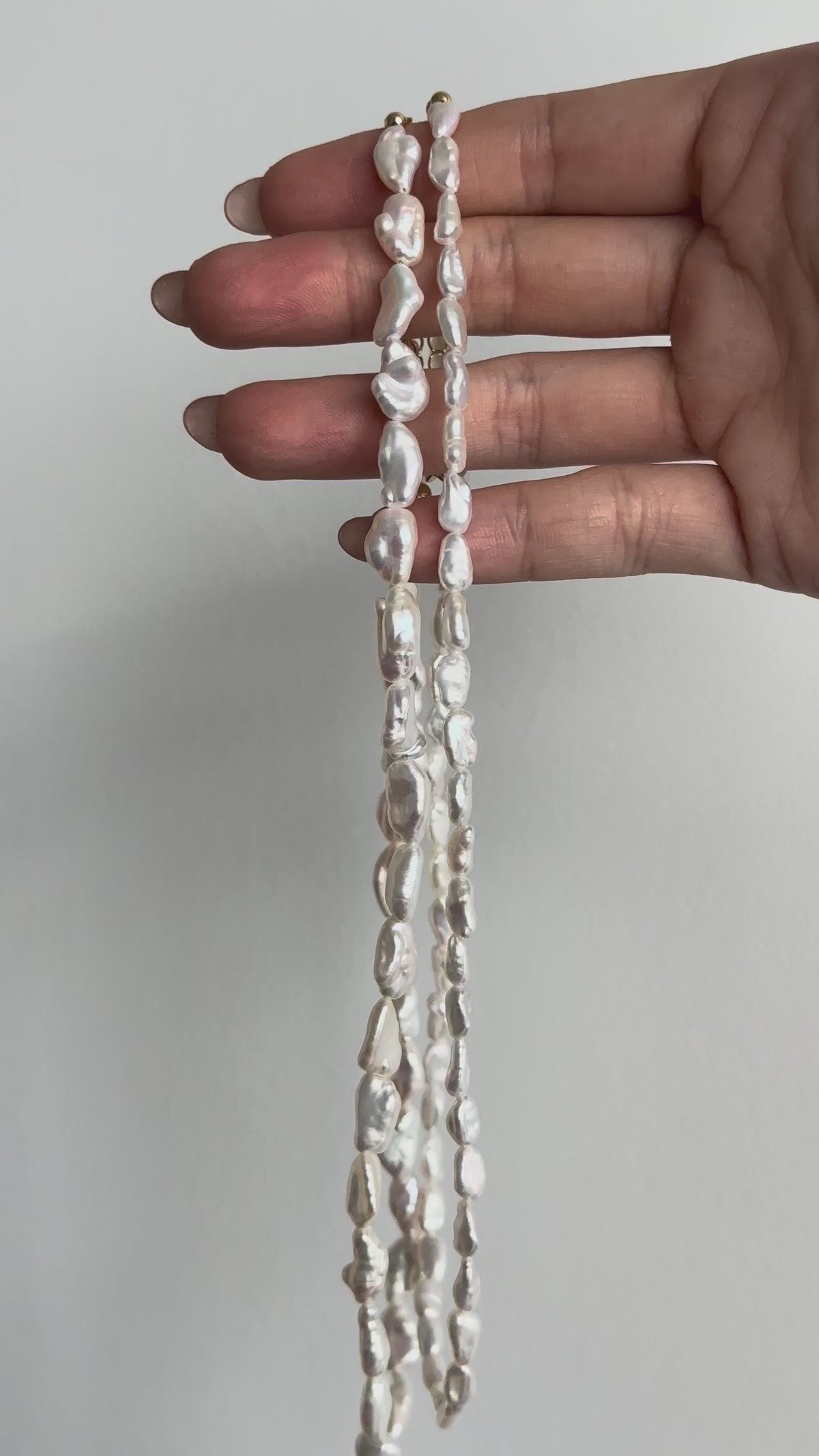 Aware Keshi Pearl Necklace