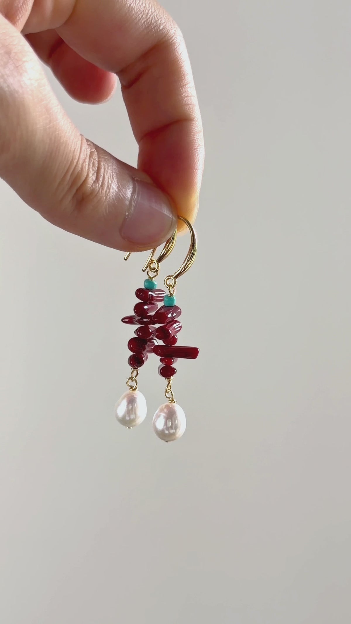 Scarlet Tide Earrings