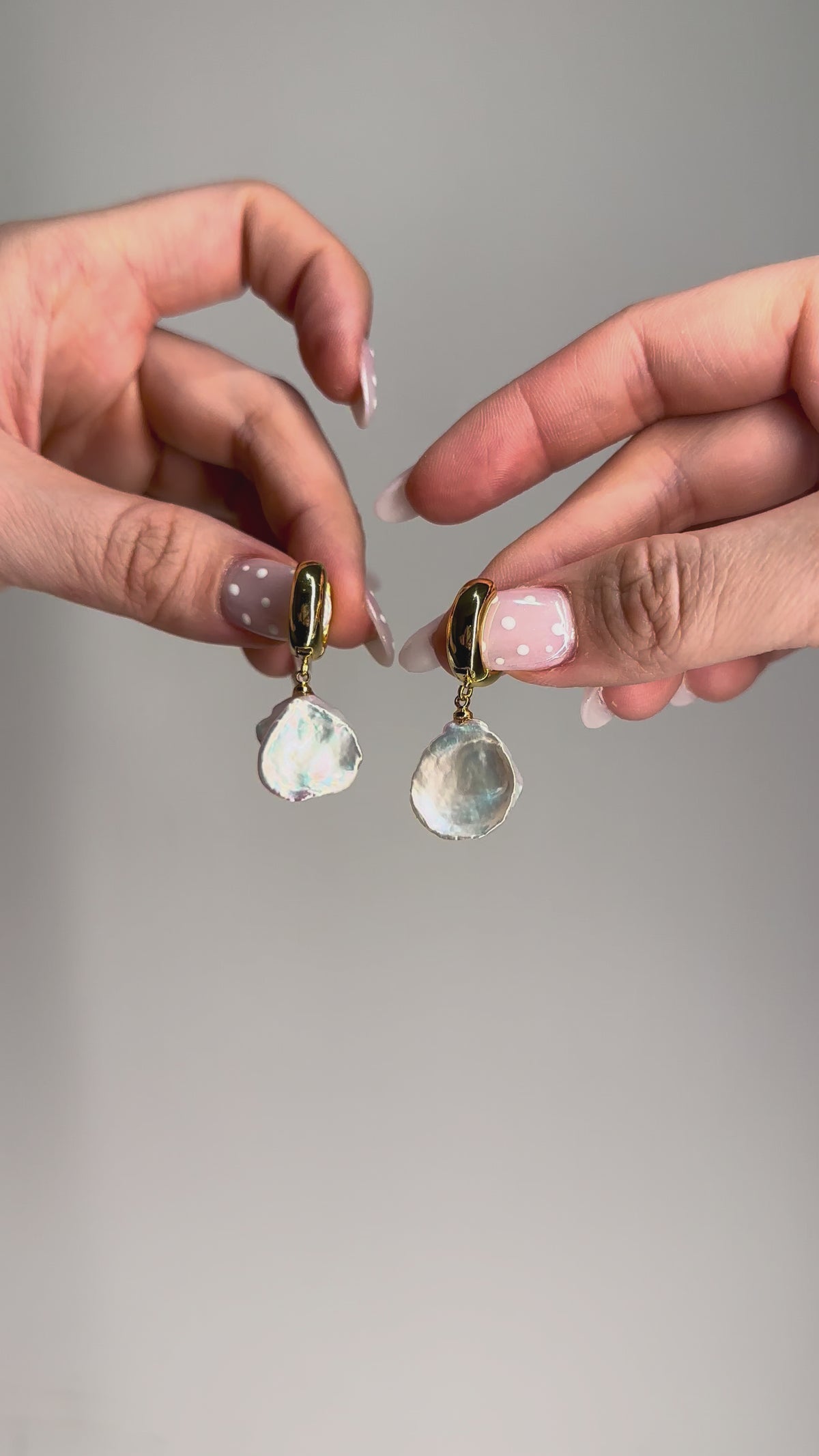Petal Baroque Pearl Hoops